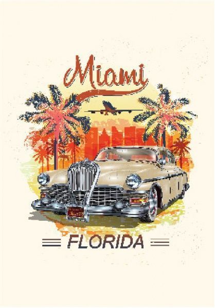 Постер Маями авто Posterclub 