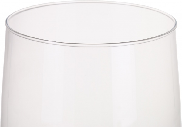 Ваза скляна Теамо циліндр вузький знизу d19,5 см 35 см прозорий 
