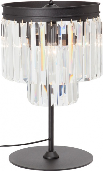 Настільна лампа декоративна Vitaluce 3x60 Вт E14 чорний V5151-1/3L 