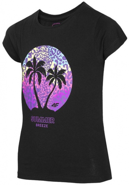 Футболка 4F HJL22-JTSD011-20S р.134 черный