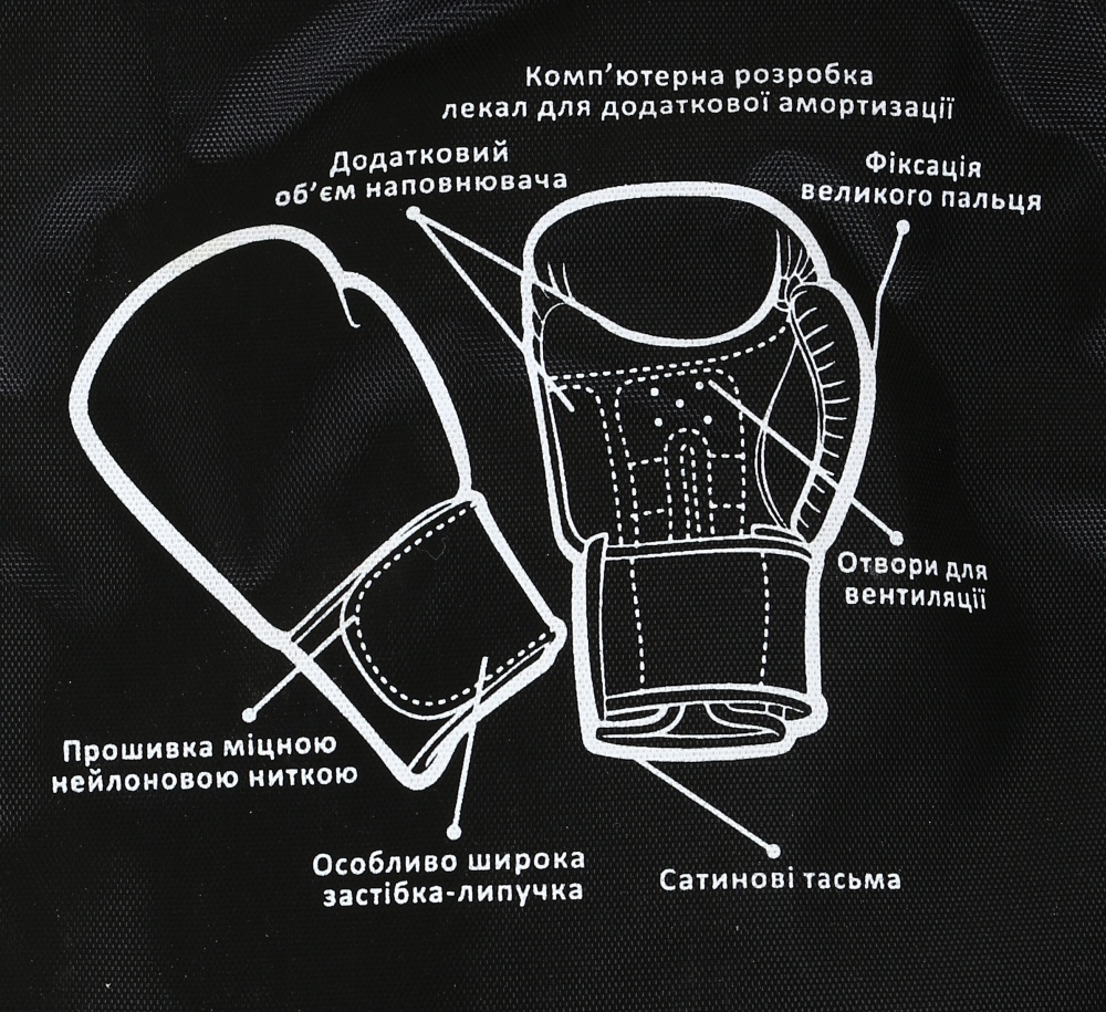 Боксерские перчатки MaxxPro AVG-616 Blue vynil-12 р. 12 12 ozoz Blue vynil-12 синий