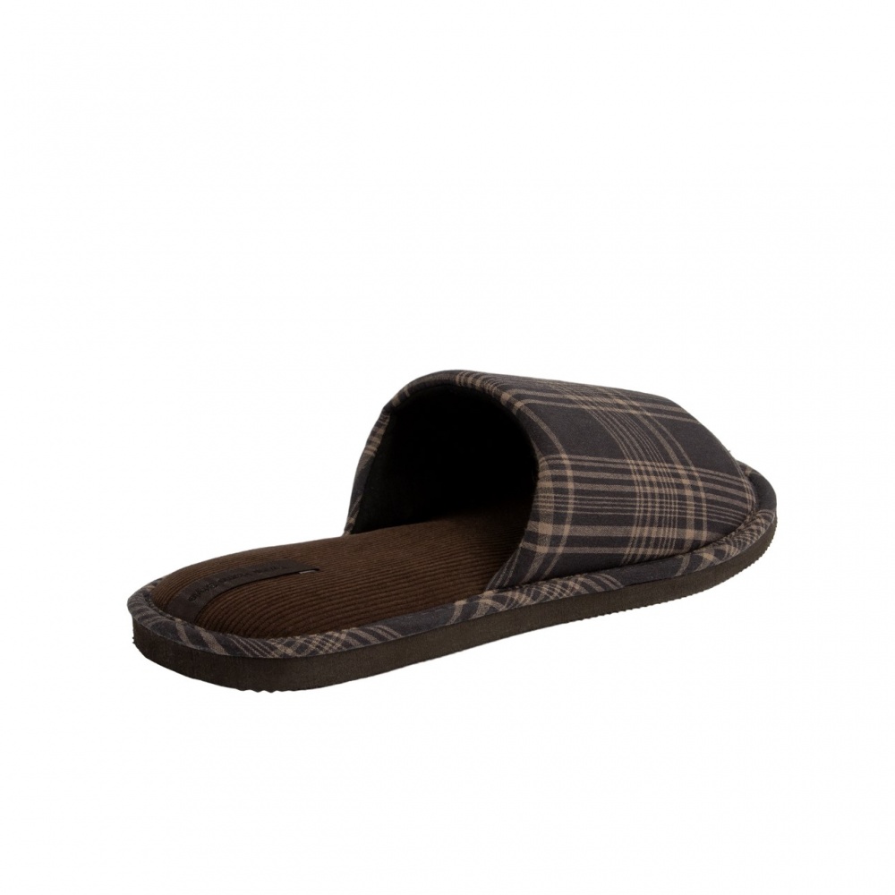 Капці домашні Twins VL клітина 12458 р.40/41 коричневий