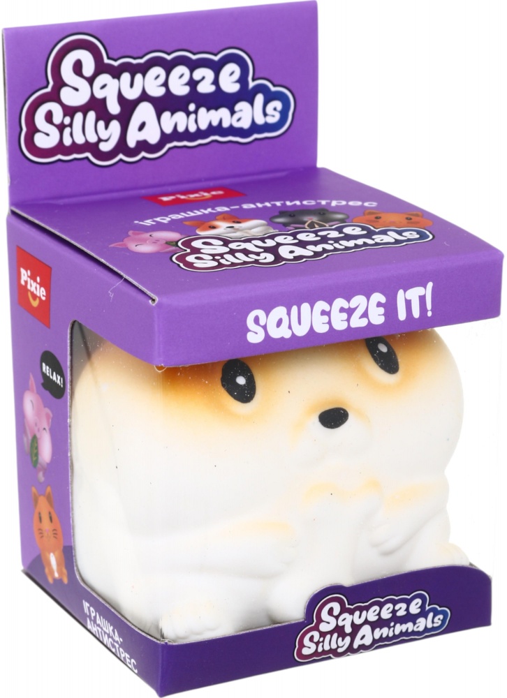 Іграшка-антистрес PIXIE зефірка тваринка 6.5x6.5x7 см в асорт. CKS-10787