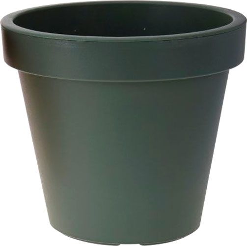 Горщик для квітів 28х25 см круглий зелений (Y54197620) 