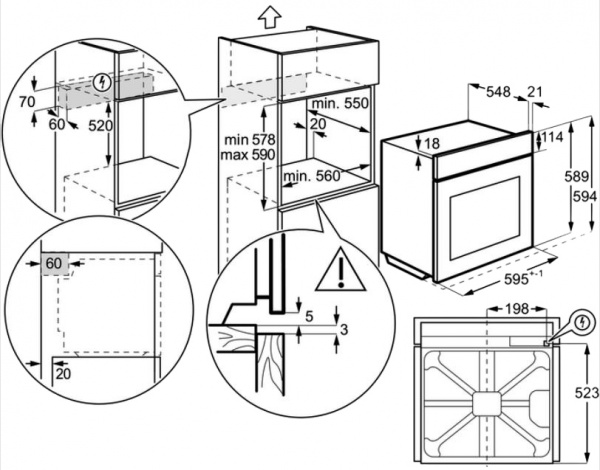 Духова шафа Electrolux OKC8H31V
