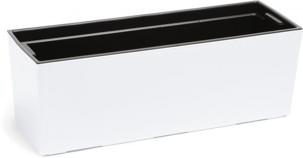 Горшок для цветов Lamela Бегония прямоугольный 37,7л белый 