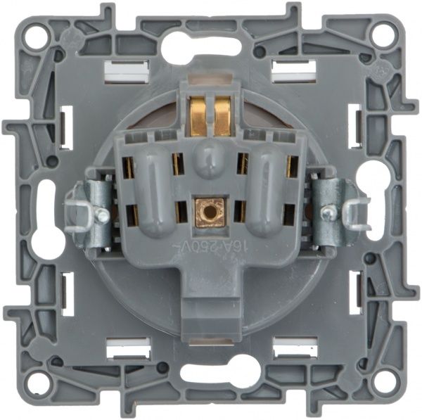 Розетка із заземленням Legrand Etika 2К+З 16А без шторок білий 672221