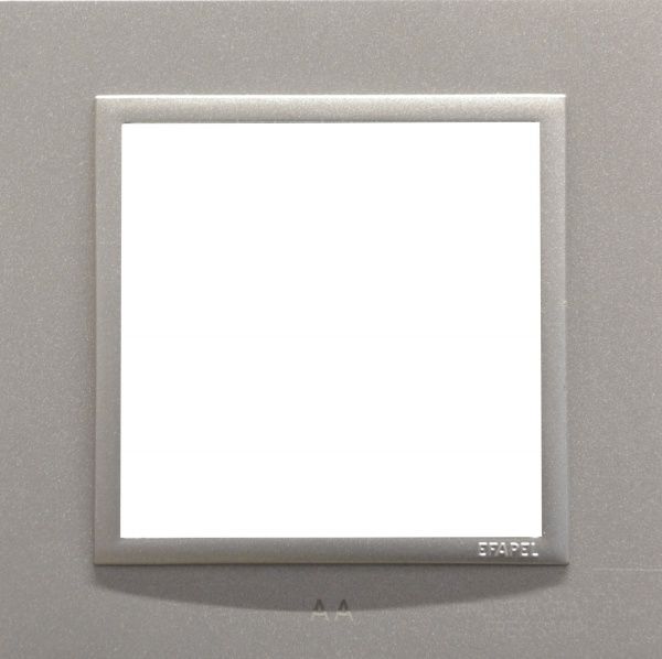 Рамка Efapel ANIMATO Logus алюминий 90910 TAA