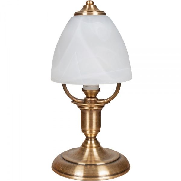 Настільна лампа Фабрика Світла Промінь 1x60 Вт E14 латунь ННБ 210-1х60-014 