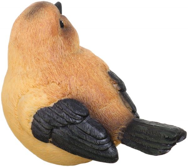 Декоративная фигура желтая птичка 135x75x75 мм