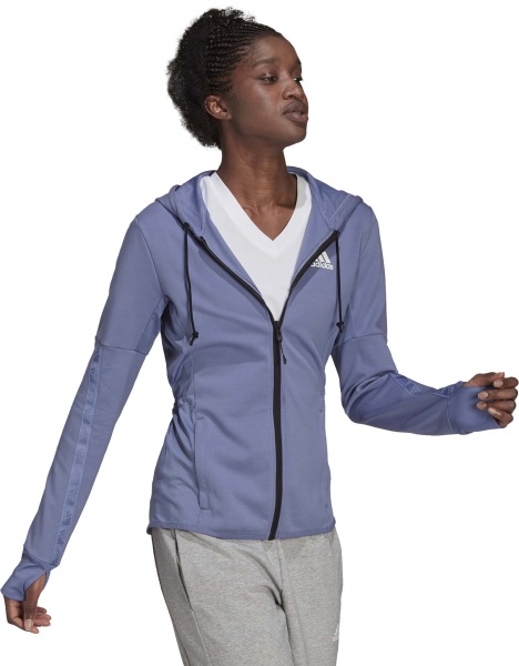 Джемпер Adidas W MT HD TT H10178 р. S фіолетовий