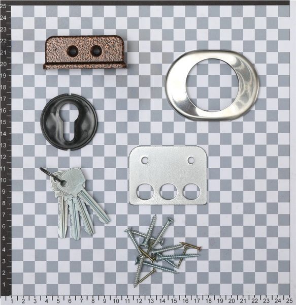 Дверний замок вхідний Аріко ЗН-3 коричневий