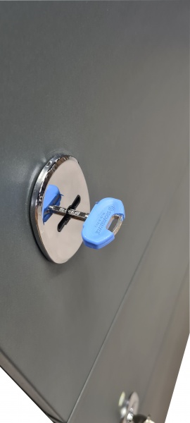 Дверь входная Булат Elegant 703 грей 2050x850 мм правая