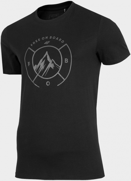 Футболка 4F T-SHIRT TSM022 H4Z22-TSM022-20S р.M черный