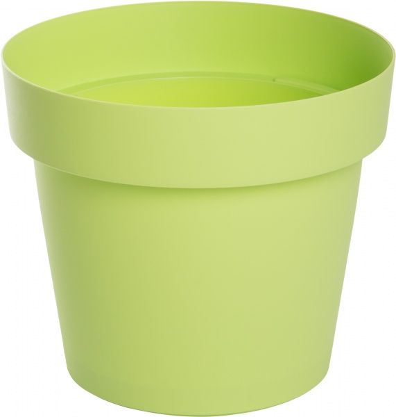 Горшок пластиковый Sanja IPPI Мелроуз круглый 56л салатовый 