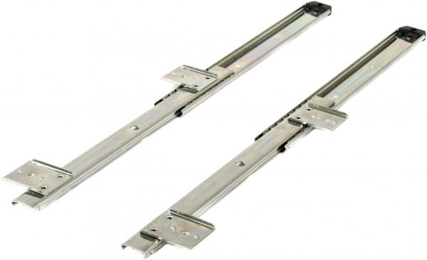 Комплект направляющих  телескопических для клавиатуры цинк 350 мм