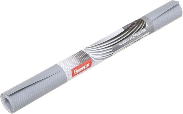 Коврик для кухонных ящиков серый 150x50 см G35D-S Flamberg