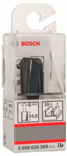 Фреза пазова кінцева циліндрична Bosch 18/24,6/56 ММ, ХВ. 8ММ 2608628389
