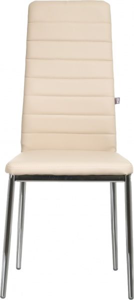 Стул обеденный AMF Art Metal Furniture Сити хром Неаполь N-17 хром/молочный