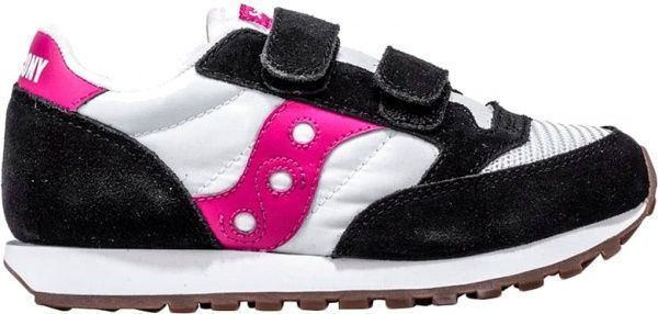Кроссовки Saucony JAZZ ORIGINAL VINTAGE HL SK162475 р.US 3 черно-бело-розовый