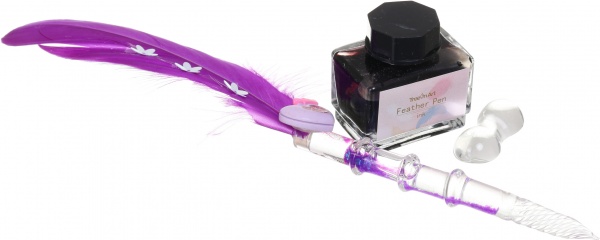 Ручка масляная Перо цветная в ассортименте 