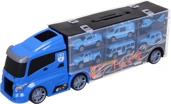 Игровой набор Shantou полиция грузовик-кейс 39.8x13 см голубой 666-08K