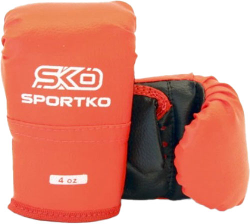 Дитячий боксерський набір SPORTKO 1001 р. 4 4oz червоний