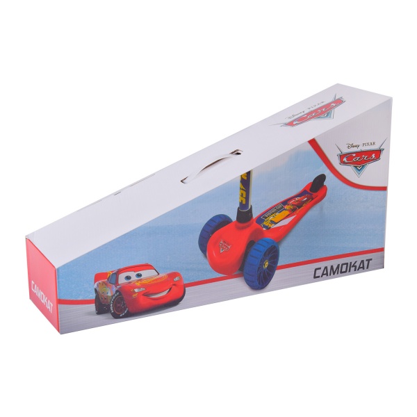 Самокат Disney Cars червоний LS2214 