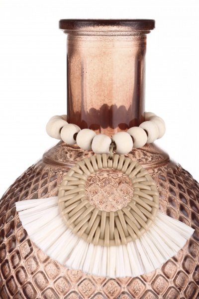 Набор ваз HOFF стеклянных Boho 3 шт 4271 терракотовый/серый/бежевый 