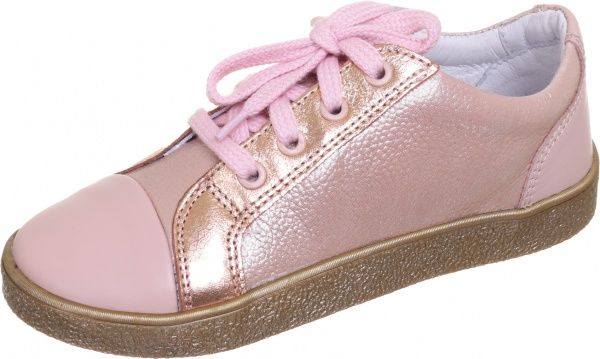 Кеды детские Мальви р.35 розовый с золотым Ш-437 B 