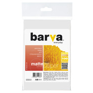 Фотопапір Barva Everyday Матовий 220 г/м2 10x15 100л (IP-AE220-224) білий — фото 1