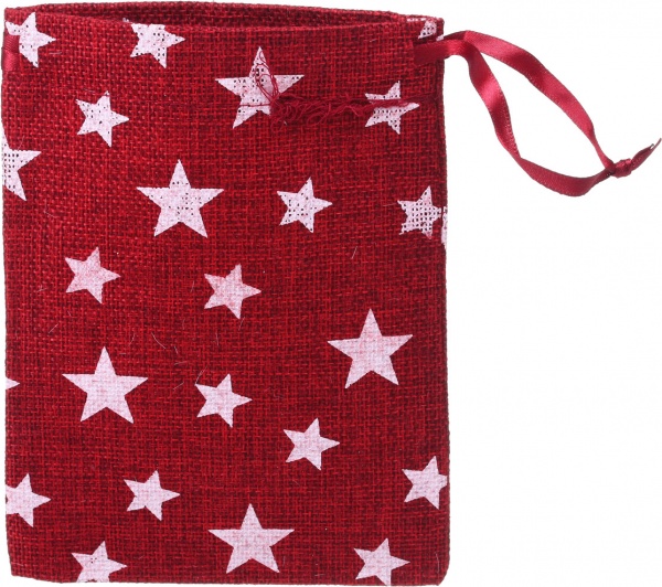 Декорація новорічна Мішок для подарунків 18х13,5 см мікс 2 види 91989-PN 