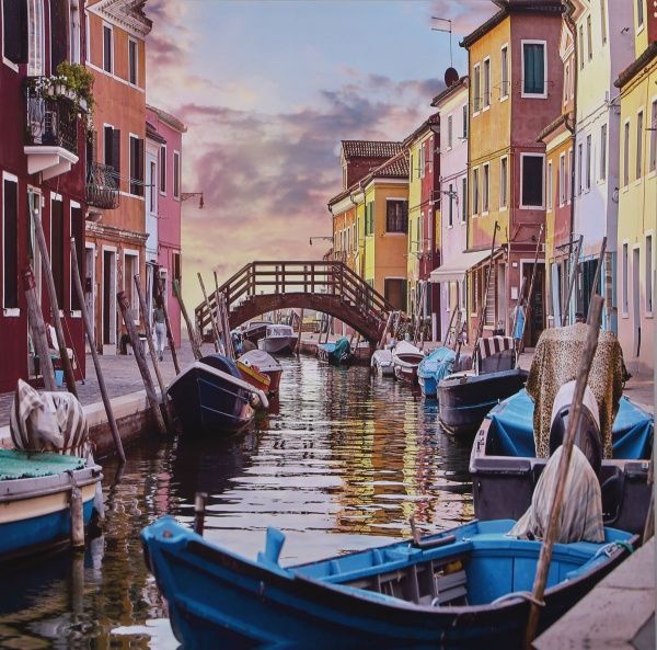 Репродукция Venice 80x80 см 
