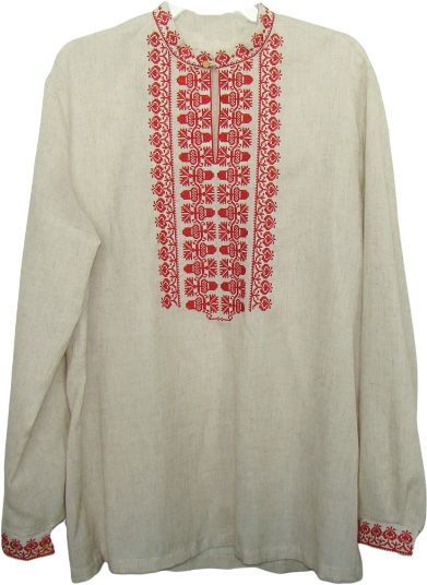 Сорочка Едельвіка лляний р. XL 252-19/08 