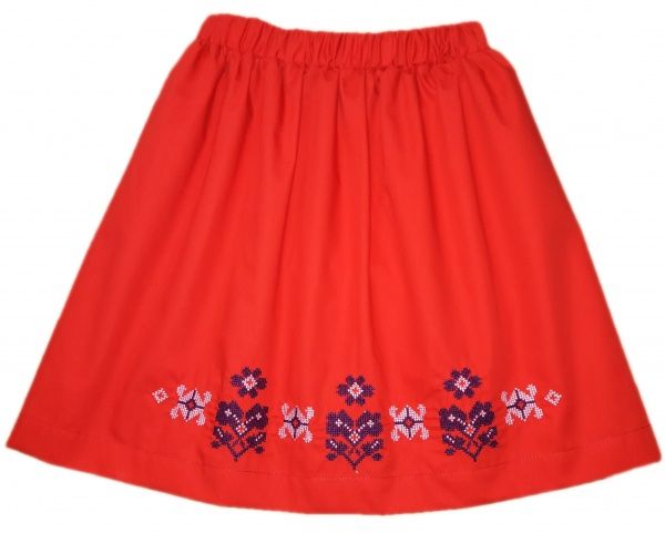Юбка для девочек Эдельвика 66-20/00 р.146 красный 