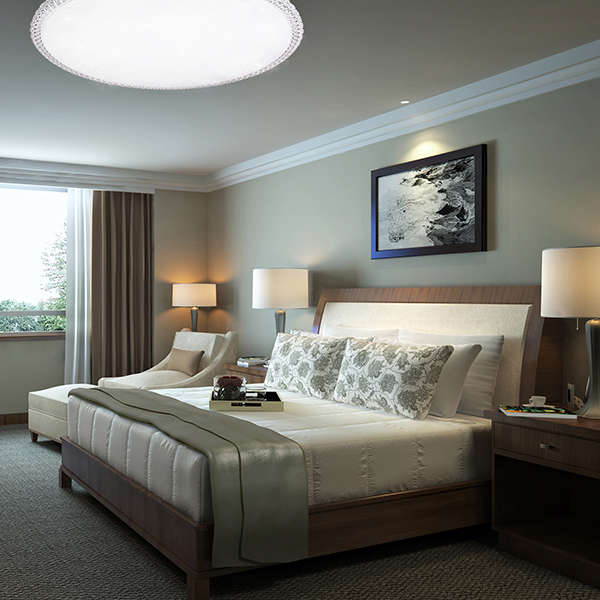 Світильник світлодіодний LightMaster Crystal без пульта ДУ 60 Вт білий 4000 К CE1095 