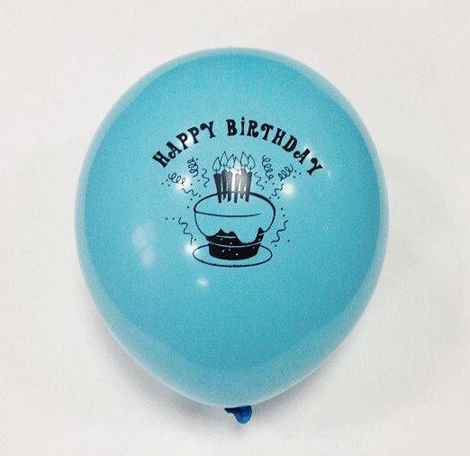 Шарики латексные Ві та Ві Декоратор с рисунком 27 см разноцветный 5 шт.