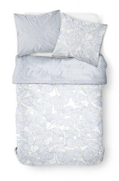 Комплект постільної білизни Vitre полуторний сірий Today 