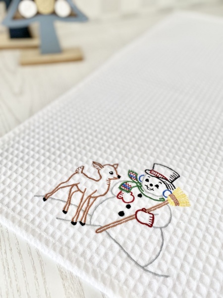 Полотенце вафельное RKVF09B 34x65 см Limaso 