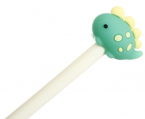 Ручка гелевая Dino белая 