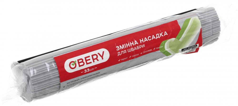 Сменная насадка к швабре OBERY PVA 33 см