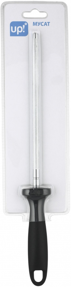 Мусат UP! (Underprice) 20,8 см чорний із нержавіючою сталлю