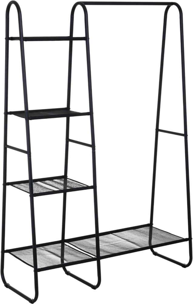 Вешалка для одежды Sensio 1000x1500x400 мм BLACK RACK черный