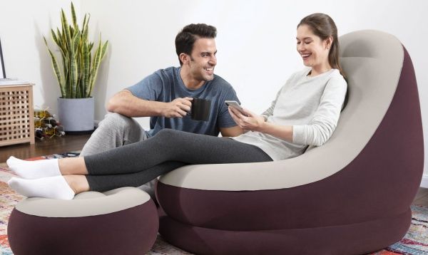 Крісло надувне Bestway Comfort cruiser 122х81 см в асортименті