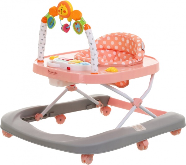 Ходунки Bambinelli Львенок коралловый W1507UR6/pink
