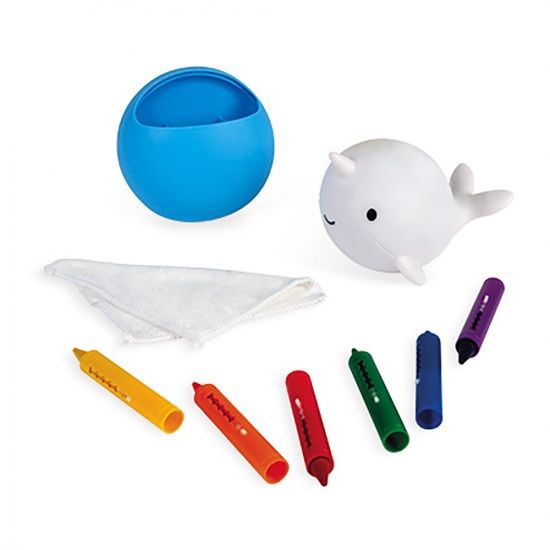 Игрушка для купания Janod Рисование. Нарвал J04726