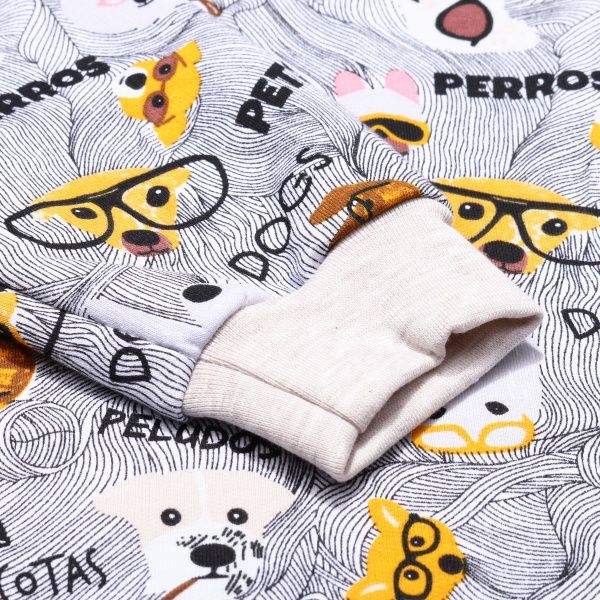 Піжама для дівчаток Татошка 102202 р.116 сірий 