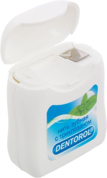 Зубная нить Dentorol с триклозаном 65 м