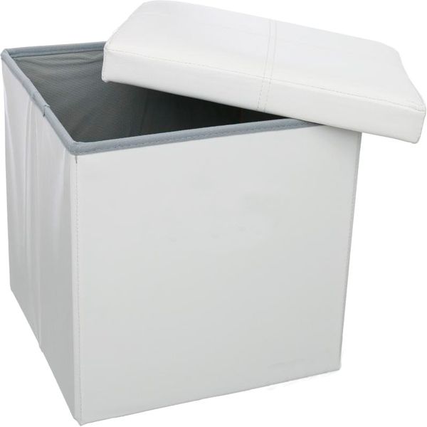 Ящик-пуф складаний UCH білий 380x380x380 мм