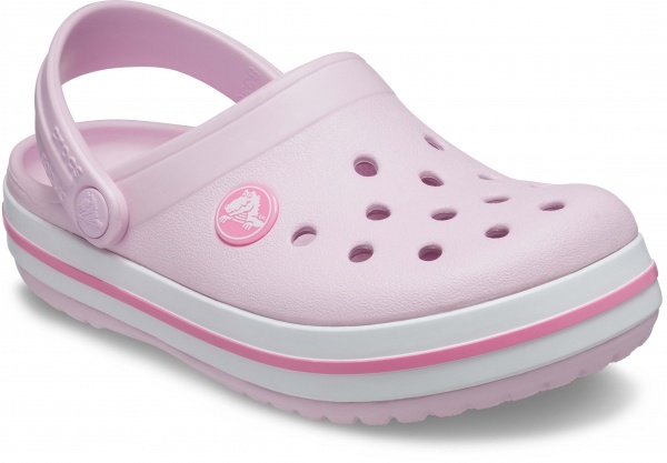 Сабо Crocs CROCBAND CLOG K 204537 204537-6GD р.29-30 розовый